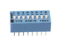 CTS Electrocomponents Schiebeschalter206/208 Serie alders